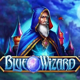 Blue Wizard slot visual from Quickspin available on kaktuz-casino.kaktosproject.org