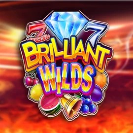 Brilliant Wilds slot logo by iSoftBet at Kaktuz Casino