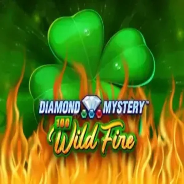 Diamond Mystery 100 Wild Fire slot icon by Greentube, available at Kaktuz Casino
