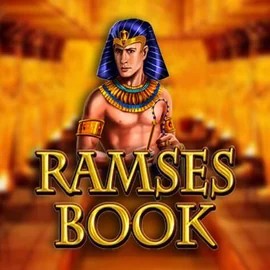 Official Slots logo: Ramses Book by Gamomat at Kaktuz Casino