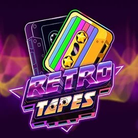 Official Slots logo: Retro Tapes by Push Gaming at Kaktuz Casino