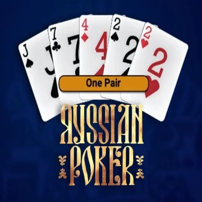 Russian Poker logo by OneTouch Games Kaktuz Casino